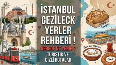 Tarihi Yarımada gezilecek yerler, Sultanahmet gezilecek yerler, Boğaz turu, Eminönü balık ekmek, Ortaköy kumpir, Galata Kulesi, Kadıköy Moda rotası, Balat gezisi, İstanbul sokak lezzetleri, İstanbul gezi rehberi